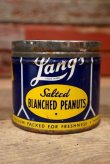 画像1: dp-220901-67 Lang's FANCY NUTS Salted BLANCHED PEANUTS / Vintage Tin Can