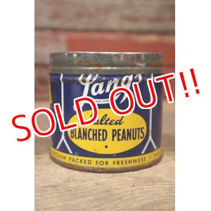 画像: dp-220901-67 Lang's FANCY NUTS Salted BLANCHED PEANUTS / Vintage Tin Can