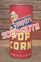 画像: ct-220901-13 Popeye / Vintage Pop Corn Can Bank