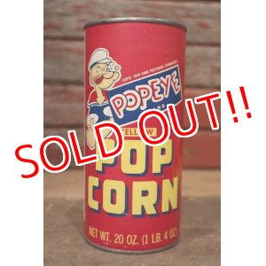 画像: ct-220901-13 Popeye / Vintage Pop Corn Can Bank