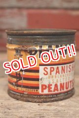 画像: dp-220901-51 PLANTERS / MR.PEANUT 1930's-1940's SPANISH PEANUT Can