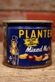 画像1: dp-220901-55 PLANTERS / MR.PEANUT 1970's-1980's Mixed Nuts Tin Can