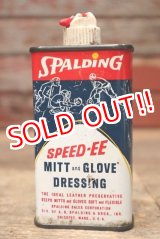 画像: dp-220901-90 SPALDING / 1970's SPEED-EE Baseball Mitt & Glove Dressing Handy Can