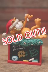 画像: t-220901-14 Garfield / 1996 Christmas Ornament "Chalk Board"