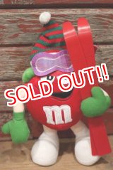 画像: ct-220601-01 MARS / M&M's 2002 Plush Doll "Skier Red"