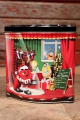 画像: ct-220601-01 MARS / M&M's 1998 Christmas Village Series Number 07 Canister Can