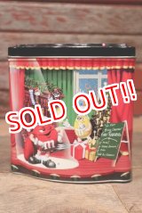 画像: ct-220601-01 MARS / M&M's 1998 Christmas Village Series Number 07 Canister Can