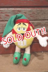 画像: ct-220601-01 MARS / M&M's 2004 Plush Doll "Christmas Elf Yellow"