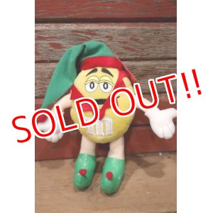 画像: ct-220601-01 MARS / M&M's 2004 Plush Doll "Christmas Elf Yellow"