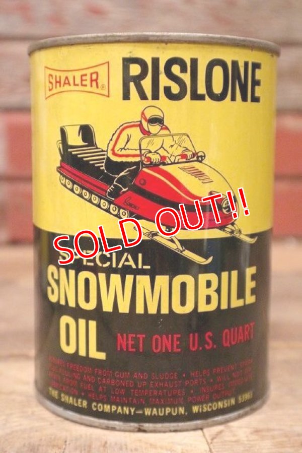 画像1: dp-220901-88 SHALER RISLONE / One U.S. Quart SNOWMOBILE OIL