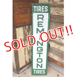 画像: dp-220801-21 REMINGTON TIRES / 1960's Metal Sign