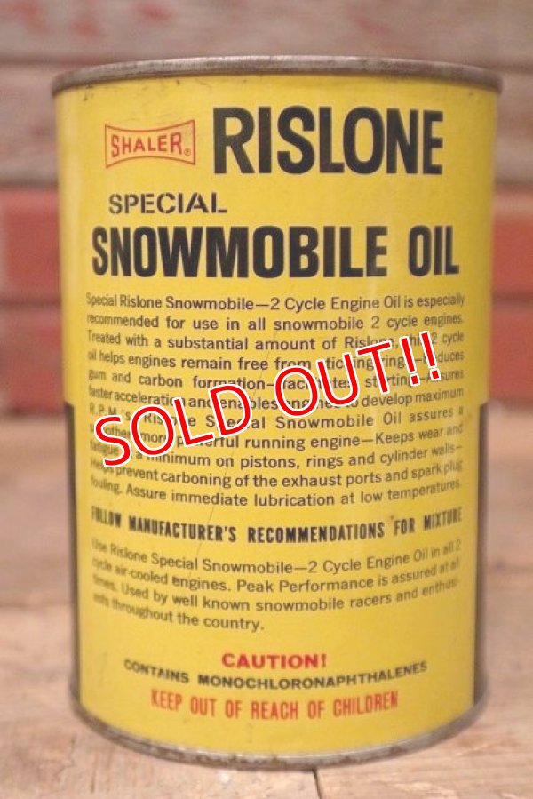 画像2: dp-220901-88 SHALER RISLONE / One U.S. Quart SNOWMOBILE OIL