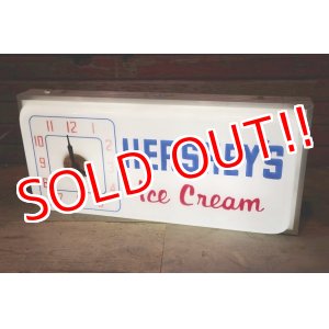 画像: dp-221001-50 HERSHEY'S Ice Cream / 1950's-1960's Lighted Sign Clock