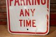 画像3: dp-221001-01 Road Sign "NO PARKING ANY TIME"