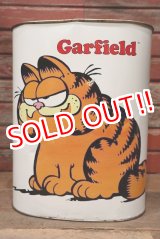 画像: ct-221101-07 Garfield / CHEINCO 1970's-1980's Tin Trash Box