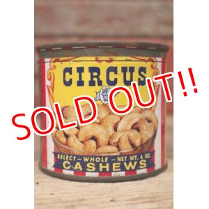 画像: dp-221101-05 CIRCUS CASHEWS / 1950's Tin Can