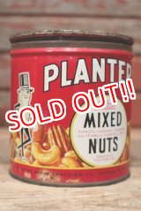 画像: dp-221101-07 PLANTERS / MR.PEANUT 1940's Salted MIXED NUTS Can