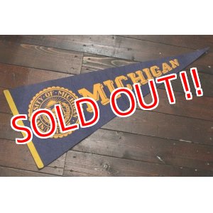 画像: dp-221101-35 University of Michigan / Vintage Pennant