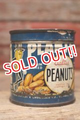 画像: dp-221101-06 PLANTERS / MR.PEANUT 1940's Salted PEANUTS Can