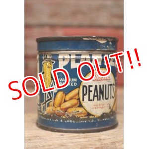 画像: dp-221101-06 PLANTERS / MR.PEANUT 1940's Salted PEANUTS Can