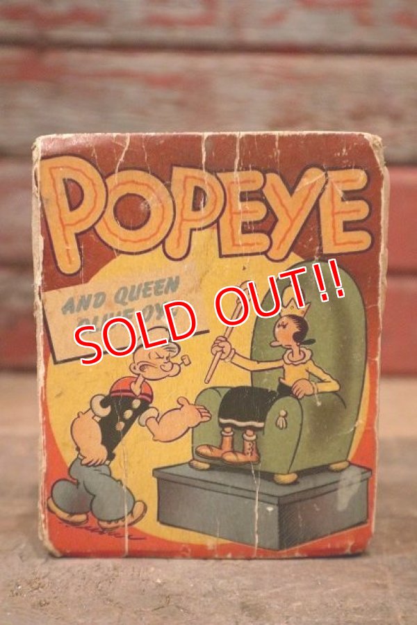 画像1: ct-220901-13 Popeye / 1949 "Popeye and Queen Olive Oyl" Book