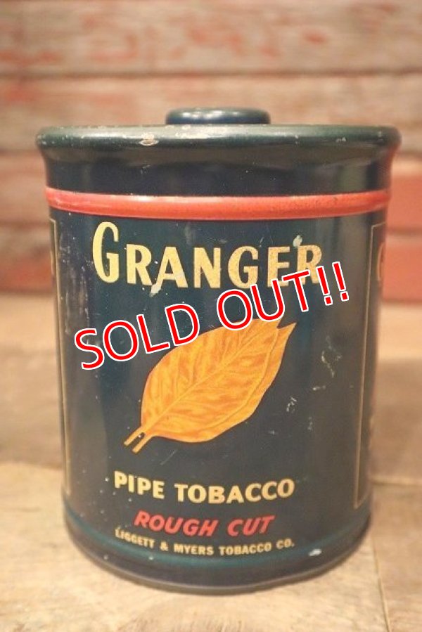 画像1: dp-221201-45 GRANGER / 1920's-1930's Pipe Tobacco Tin Can