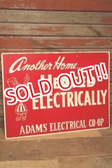 画像: ct-221201-17 Willie Wiredhand / 1950's HEATED ELECTRICALLY Metal Sign