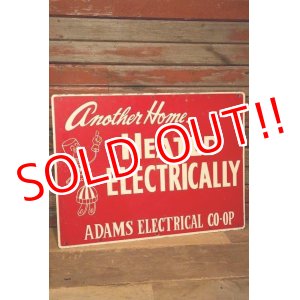 画像: ct-221201-17 Willie Wiredhand / 1950's HEATED ELECTRICALLY Metal Sign