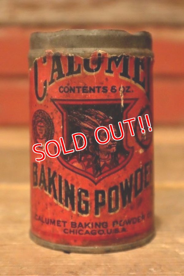 画像1: dp-221201-60 CALUMET / 1920's-1930's Baking Powder Can