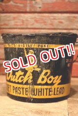 画像: dp-230101-06 Dutch Boy/ 1950's SOFT PASTE WHITE LEAD Bucket