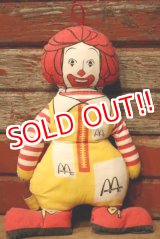 画像: ct-230101-13 McDonald's / Ronald McDonald 1970's Pillow Doll