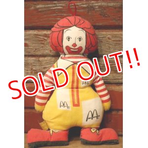 画像: ct-230101-13 McDonald's / Ronald McDonald 1970's Pillow Doll