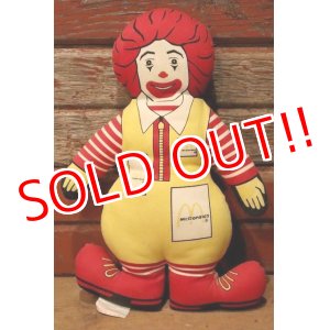 画像: ct-230101-13 McDonald's / Ronald McDonald 1984 Pillow Doll