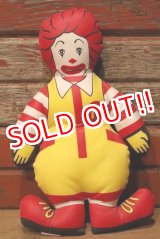 画像: ct-230101-13 McDonald's / Ronald McDonald 1984 Pillow Doll