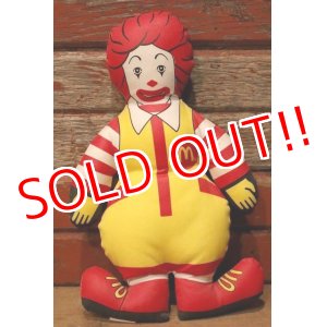 画像: ct-230101-13 McDonald's / Ronald McDonald 1984 Pillow Doll