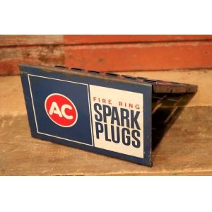 画像: dp-221201-54 AC Spark Plugs / 1960's Metal Rack Sign