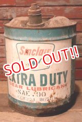 画像: dp-230101-59 Sinclair EXTRA DUTY / 1960's 5 U.S. GALLONS OIL CAN