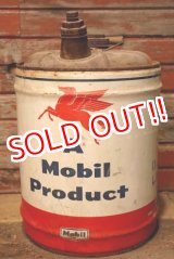 画像: dp-230101-51 Mobil / 1950's-1960's 5 U.S. GALLONS OIL CAN