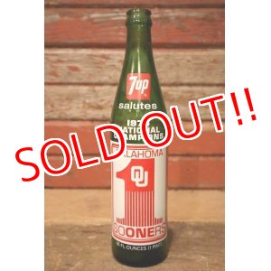 画像: dp-230101-65 University of Oklahoma / OKLAHOMA SOONERS 1975 National Champion 7up Bottle