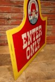 画像7: dp-230201-03 WENDY'S / Drive-Thru Sign "ENTER ONLY"