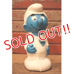 画像: ct-230201-03 Smurf / 1980's Plastic Coin Bank