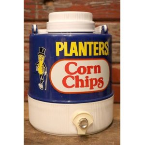 画像: ct-230201-26 PLANTERS / MR.PEANUT 1970's Corn Chips Picnic Jug