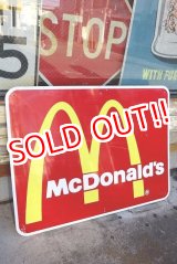 画像: dp-230101-71 McDonald's / Large Road Sign