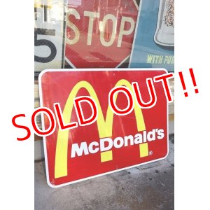 画像: dp-230101-71 McDonald's / Large Road Sign