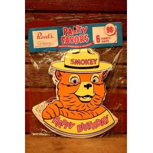 画像: ct-230201-13 Smokey Bear / 1970's 6 Party Hats