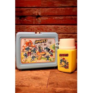 画像: ct-230301-71 SMURF / Aladdin 1980's Plastic Lunch Box