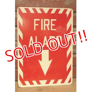 画像: dp-230301-21 FIRE ALARM / Vintage Metal Sign