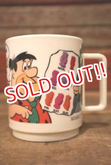 画像: ct-230301-95 The Flintstones / 1990's Plastic Mug