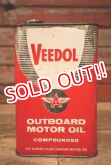 画像: dp-230301-48 VEEDOL / OUTBOARD MOTOR OIL 1 U.S. Quart Can