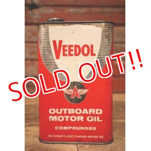 画像: dp-230301-48 VEEDOL / OUTBOARD MOTOR OIL 1 U.S. Quart Can